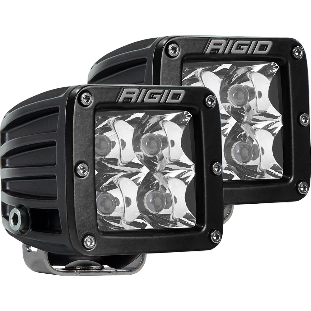 RIGID Industries DSeries PRO HybridSpot LED Pair Black 202213